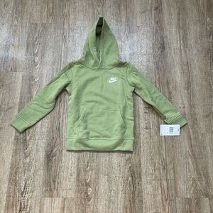 Nike Boys Fleece Pullover Hoodie Alligator Green Sz 6 86F322-E2C